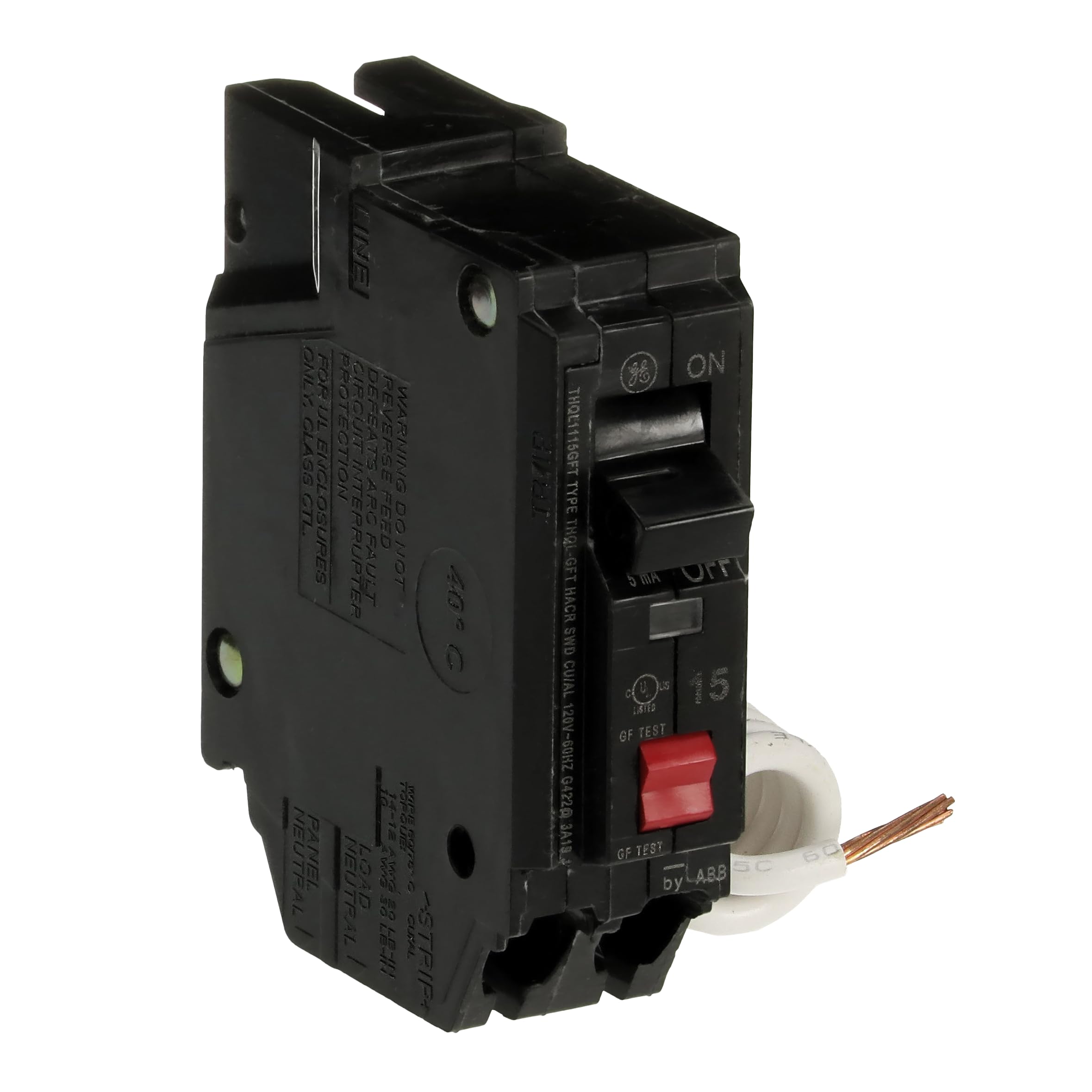 ABB Q-Line® THQL1115GFT 15A Single Pole Circuit Breaker • 15 Amp